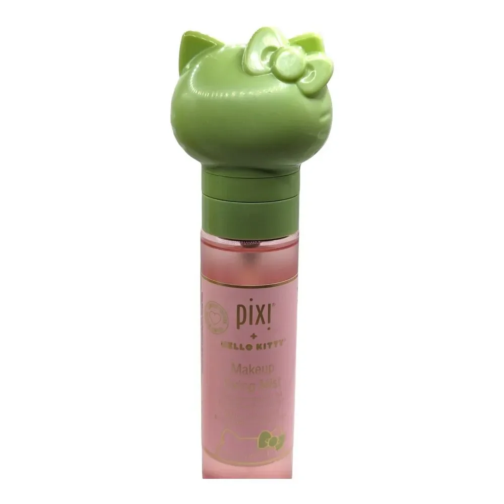Pixi Hello Kitty Makeup Fixing Mist Rose Water Green Tea Setting Spray 2.7 fl oz